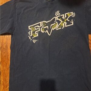 Fox Men's Navy Blue Graphic T-Shirt